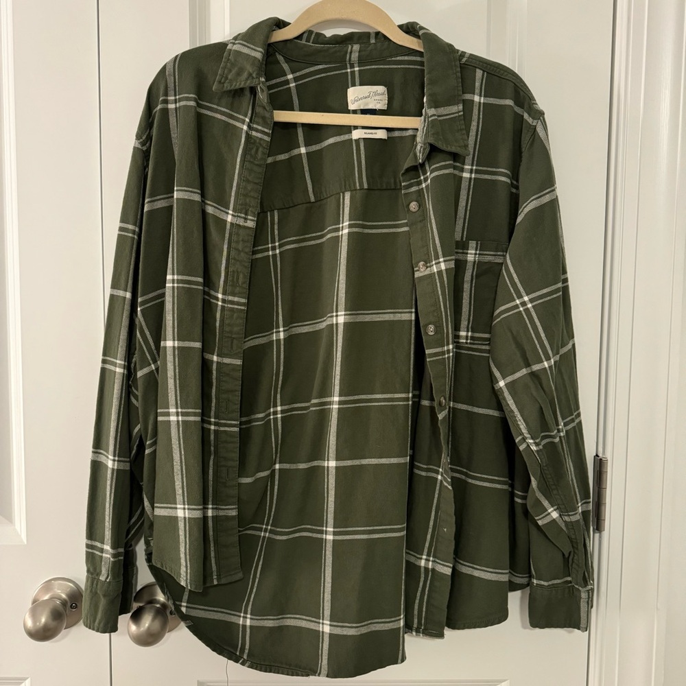 Universal Thread by Target hunter green flannel